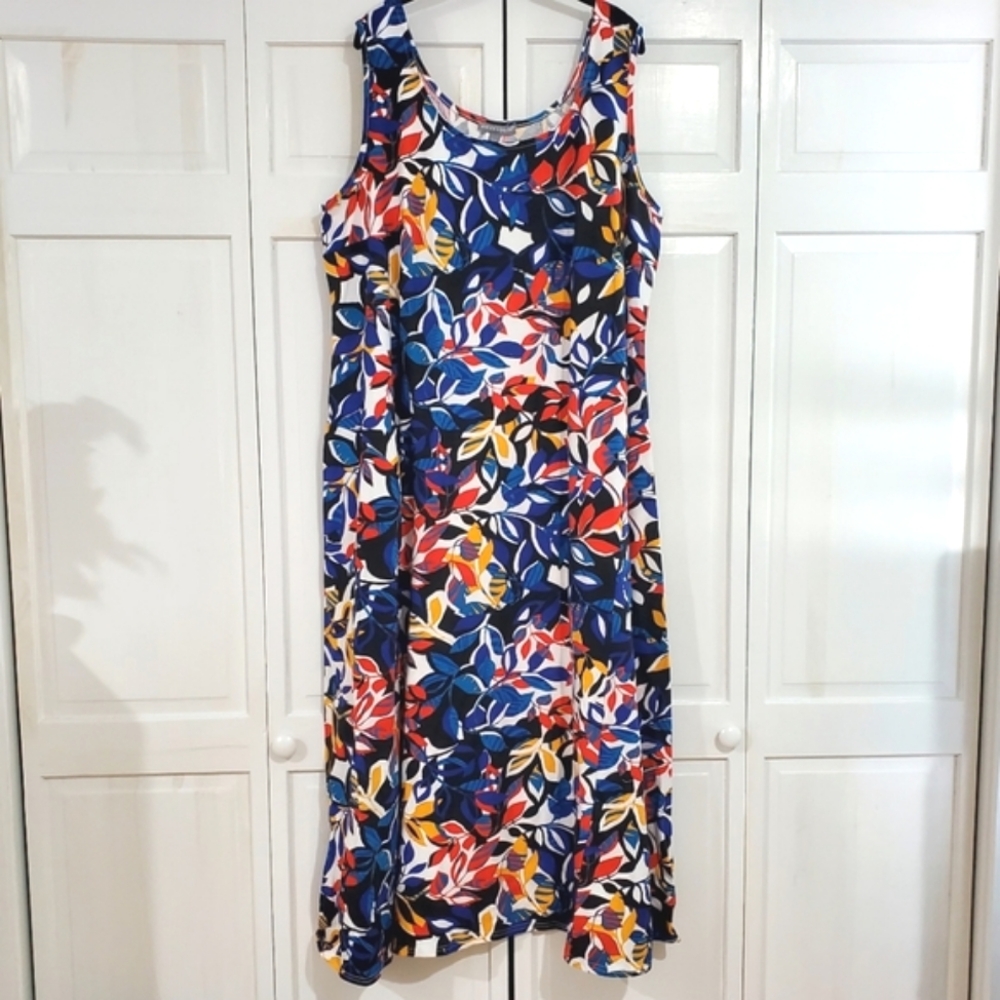 Jessica London Multi-Color Maxi Dress Size 14/16